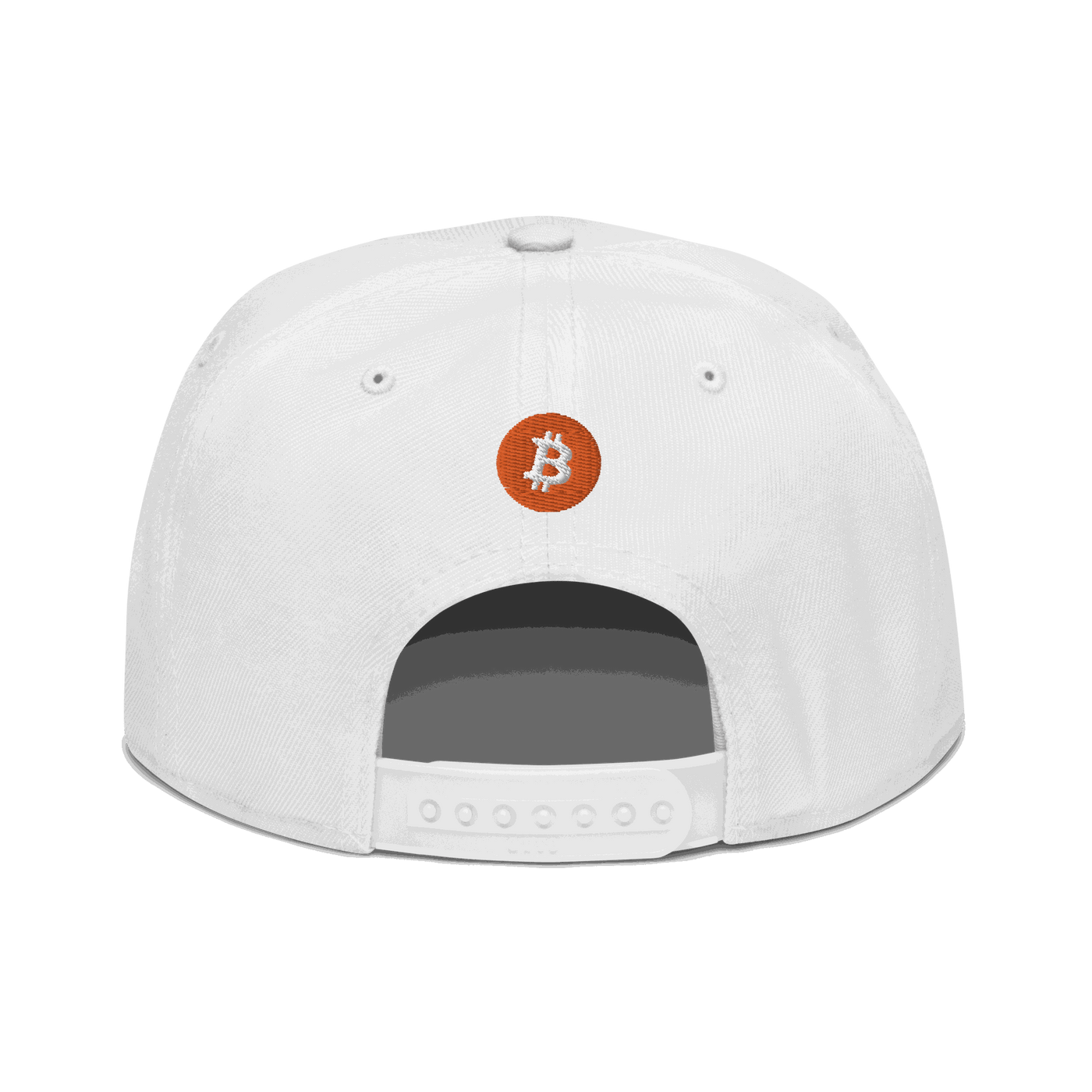 Black Bitcoin Snapback Hat with Einundzwanzig Logo and Flat Visor