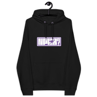 nPub Nostr Hoodie with eco-friendly certification badges including OEKO-TEX, PETA, GOTS, OCS, and GRS