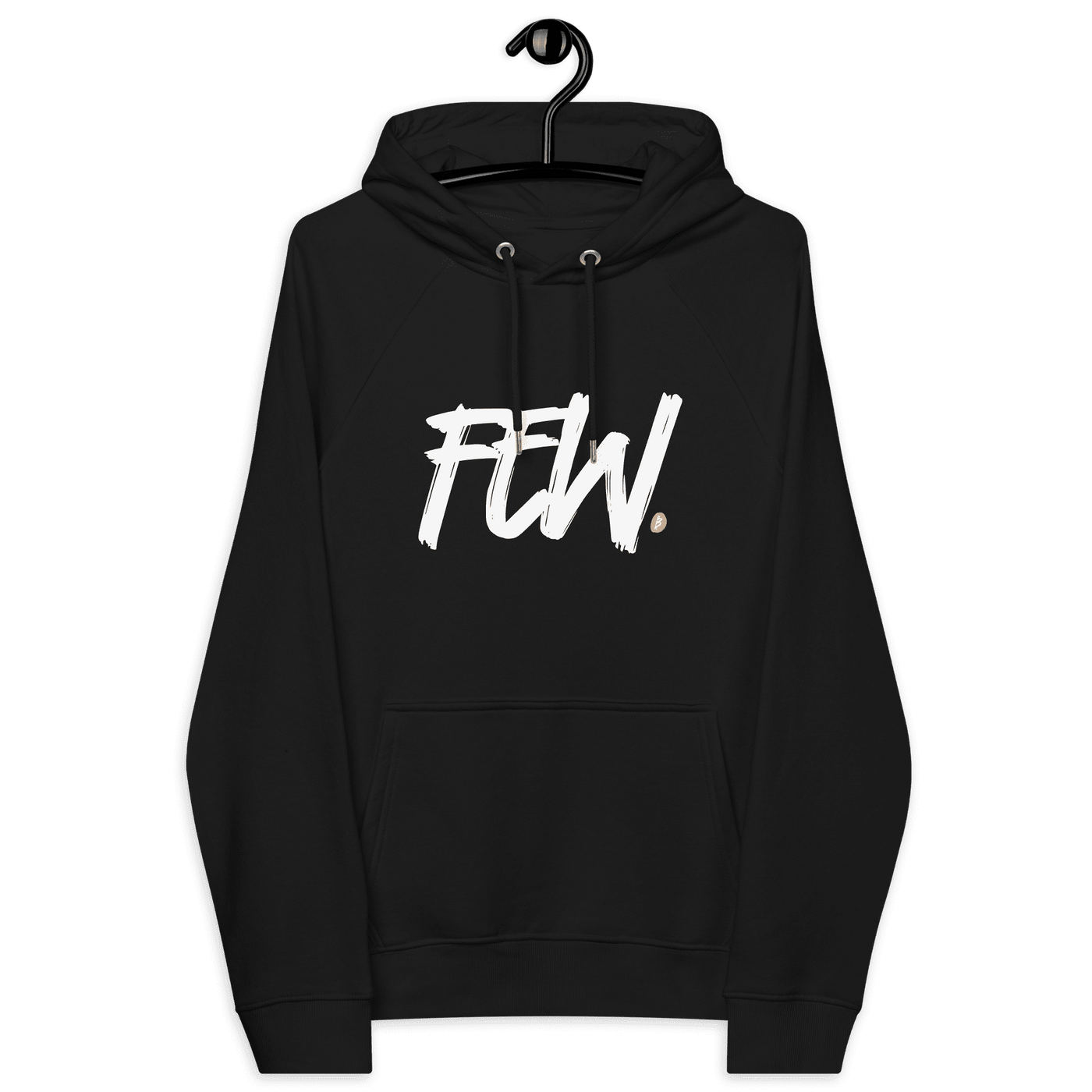 Eco-friendly few bitcoin hoodie with certification logos