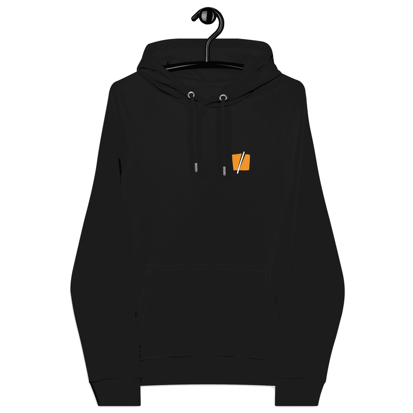 Eco Raglan Bitcoin Hoodie with Bitcoin Halving and sustainability certification logos