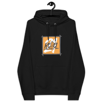 Certifications for 21 Rebel Eco Raglan Bitcoin Hoodie including OEKO-TEX, PETA, GOTS, OCS, and GRS logos