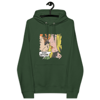 Eco-friendly Study Bitcoin Hoodie with certification logos for sustainable fashion