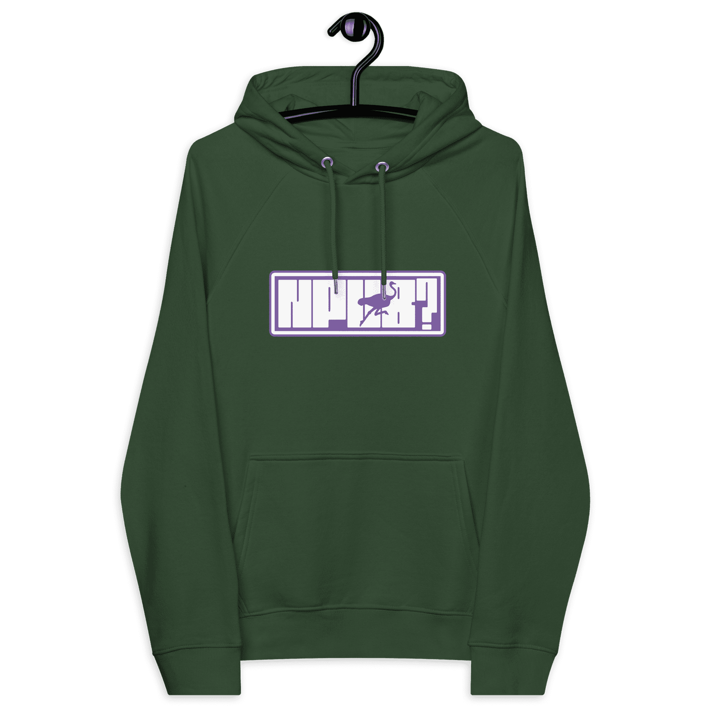 Eco-certified nPub Nostr Hoodie with OEKO-TEX, PETA, GOTS, OCS, and GRS certifications