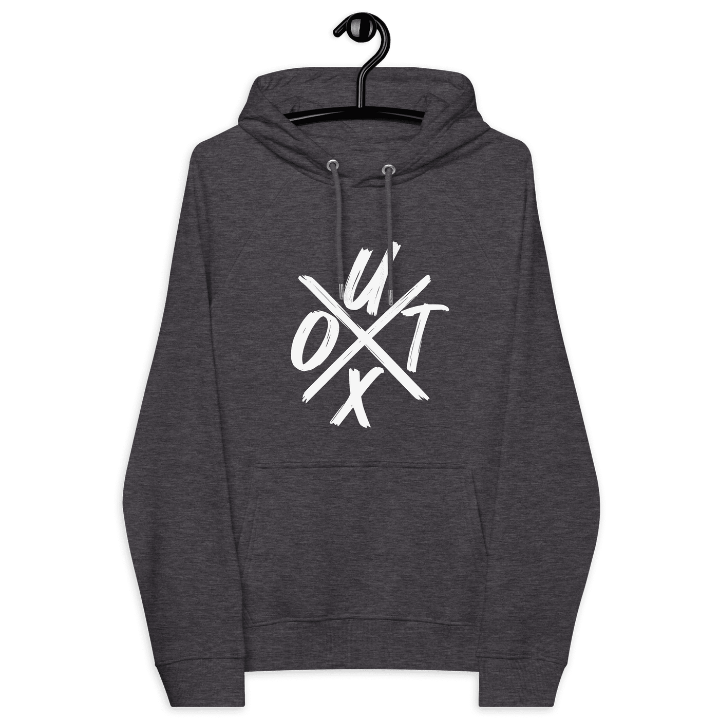 Certification logos for UTXO Eco Raglan Bitcoin Hoodie promoting sustainable UTXO management