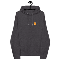 certifications for eco-friendly Halving Eco Raglan Bitcoin Hoodie featuring OEKO-TEX, PETA, GOTS, OCS, and GRS logos