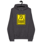 Danger! Fast Transactions | Öko-Raglan-Bitcoin-Kapuzenpullover