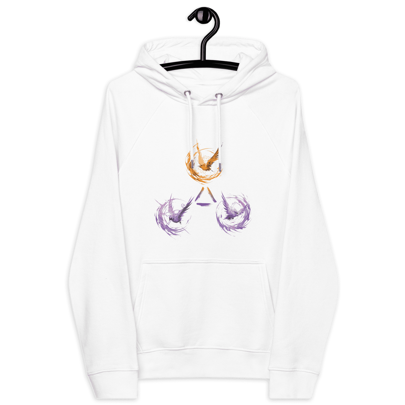 Eco-friendly Freedom Bitcoin Hoodie featuring Tor, Bitcoin, and Nostr certifications