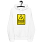 Danger! Fast Transactions | Öko-Raglan-Bitcoin-Kapuzenpullover