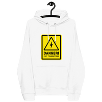 Eco-friendly certified Lightning Hoodie with bitcoin design for fast transactions