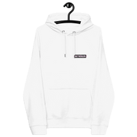 Front view of a white ALN hoodie.