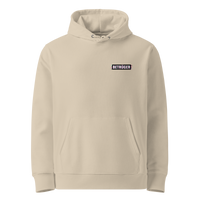 Desert Dust organic cotton Anarcho Late Night hoodie with the Betrüger design, front view