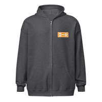 Emergency Exit Bitcoin zip hoodie promoting fairer future and financial freedom
