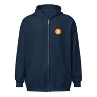 Black Bitcoin zip hoodie with "Not Your Keys, Not Your Coins" slogan for crypto security and self-custody enthusiasts