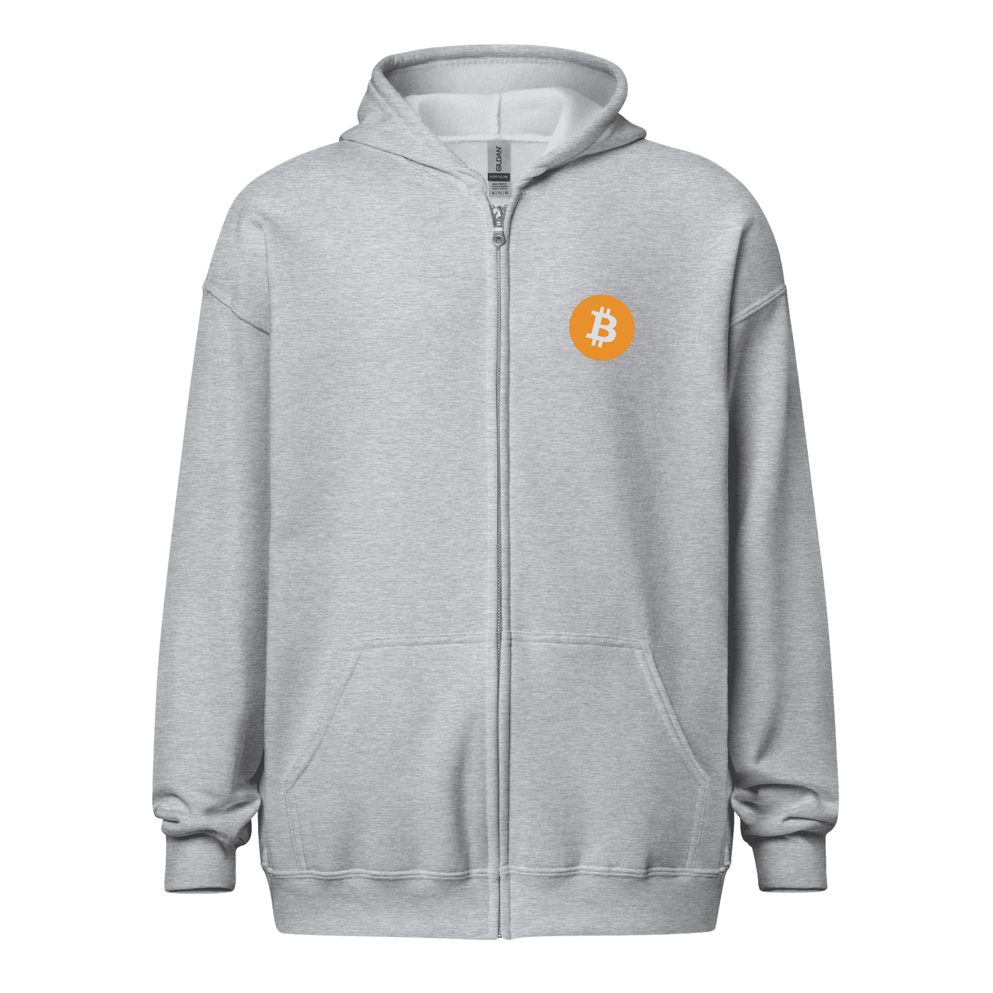 Don’t Trust Verify Bitcoin Zip Hoodie with bold graphic, cozy fabric, and practical zip-up style for Bitcoin enthusiasts