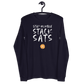 Front view of a navy colored bitcoin long sleeve tee.