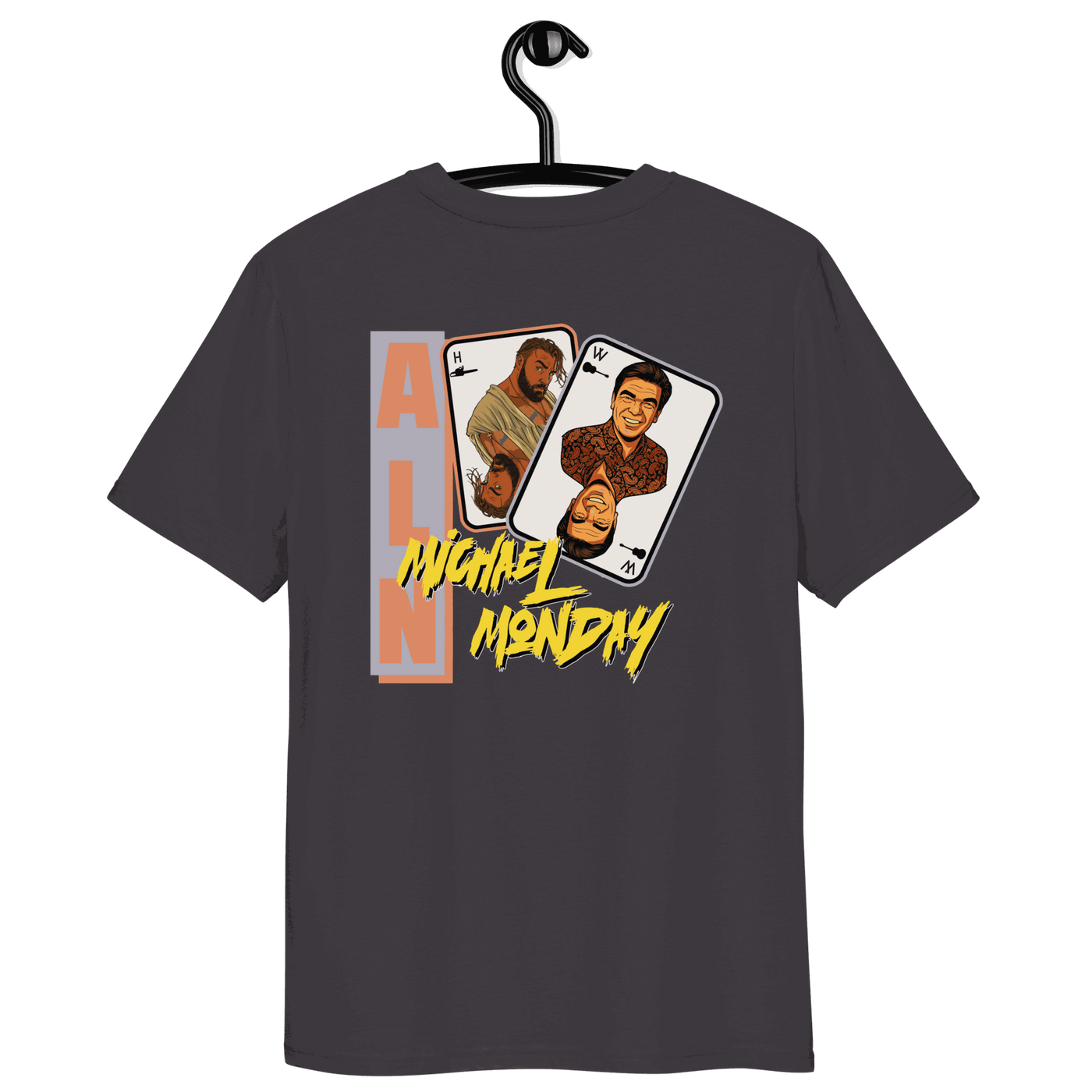 Michael Monday Anarcho Late Night organic cotton shirt size chart and certification logos