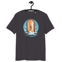 Orange Pill organic cotton Bitcoin T-shirt with eco-friendly certifications