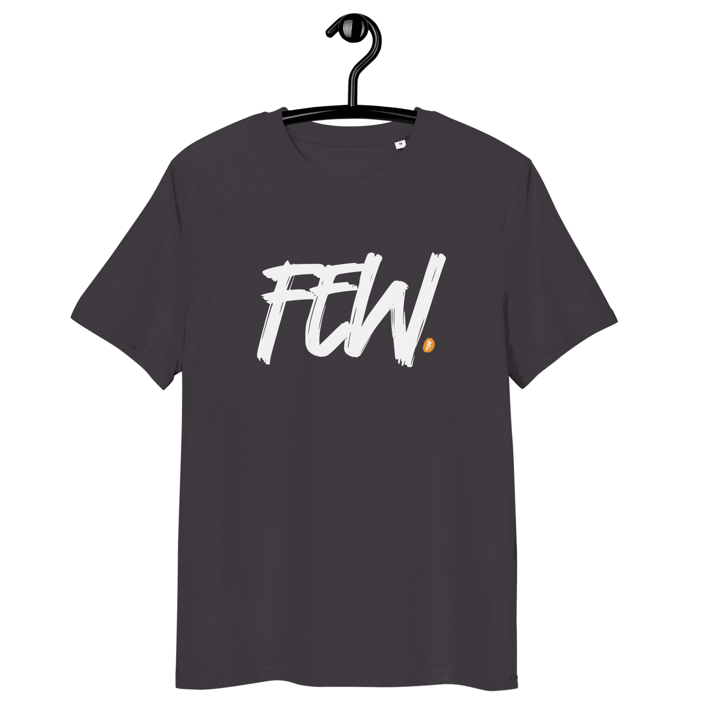 Certifications for organic cotton bitcoin shirt representing few who understand bitcoin impact