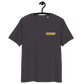 Front view of an athracite aln t-shirt.