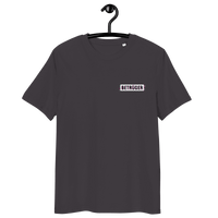 Certification logos for Anarcho Late Night organic cotton shirt including OEKO-TEX, PETA vegan, GOTS, OCS, and GRS.