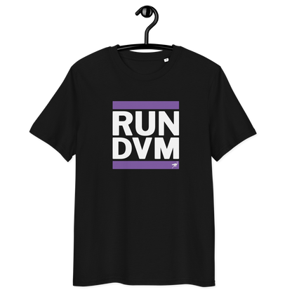 Front view of a black nostr DVM shirt.