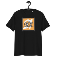 Certifications for 21 Rebel organic cotton Bitcoin T-shirt including OEKO-TEX, PETA, GOTS, OCS, and GRS logos