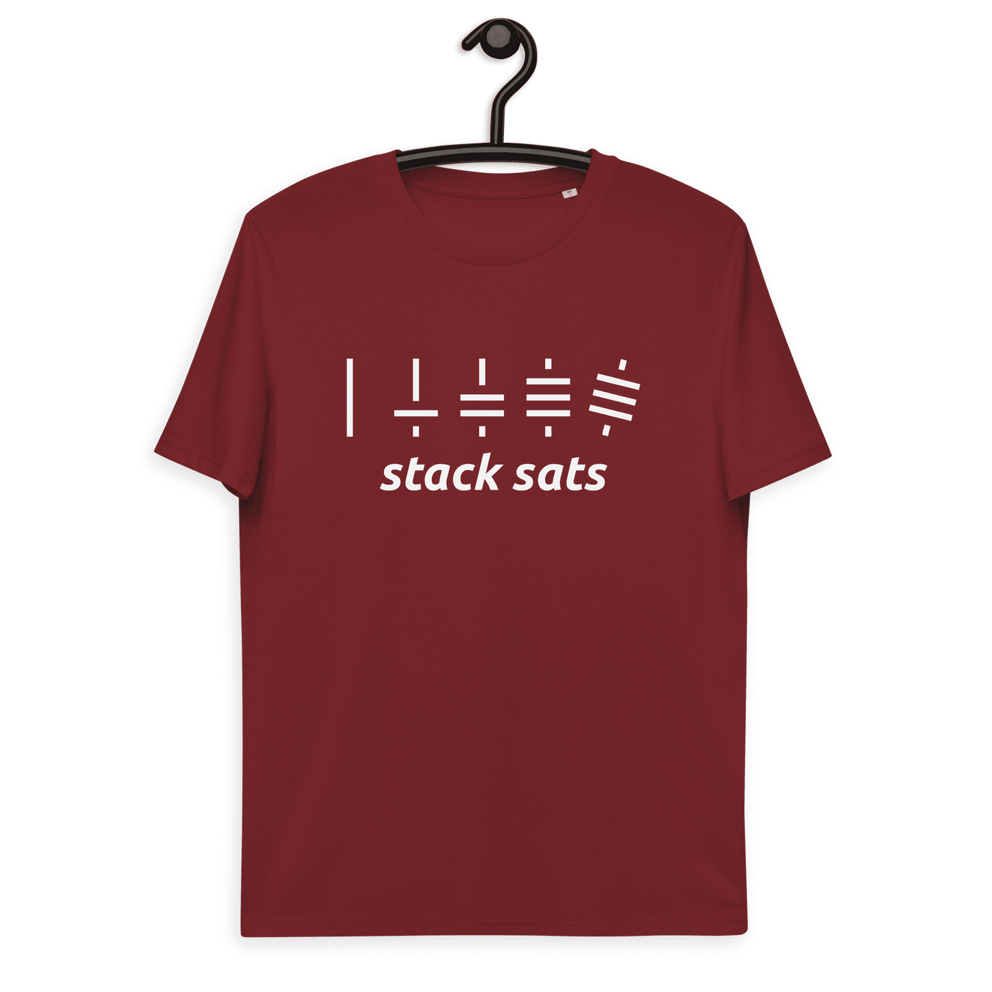 Stack Sats Unisex organic cotton t-shirt
