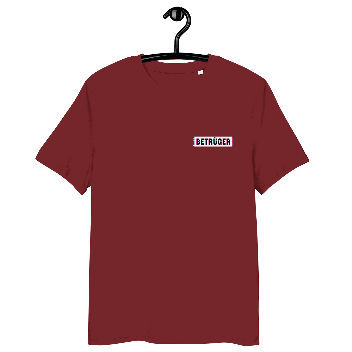 Certification logos for OEKO-TEX, PETA-Approved Vegan, GOTS, OCS, and GRS on Anarcho Late Night organic cotton shirt page