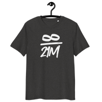 Eco-friendly 21 Million Bitcoin T-shirt with discreet infinity logo, made from certified organic cotton