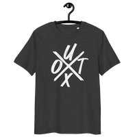 Certifications for organic cotton Bitcoin t-shirt promoting UTXO management