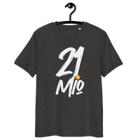 21 Million Bitcoin organic cotton T-shirt with eco-friendly certifications and crypto design
