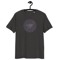 Nostr Binary organic cotton t-shirt with eco-friendly certification logos