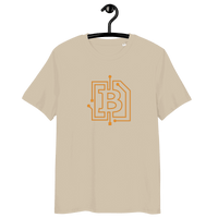 Circuit board certification logos for organic cotton bitcoin t-shirt