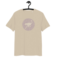 Certified Nostr Binary organic cotton T-shirt with tech-inspired design