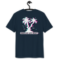 Back view of a navy colored aln t-shirt.