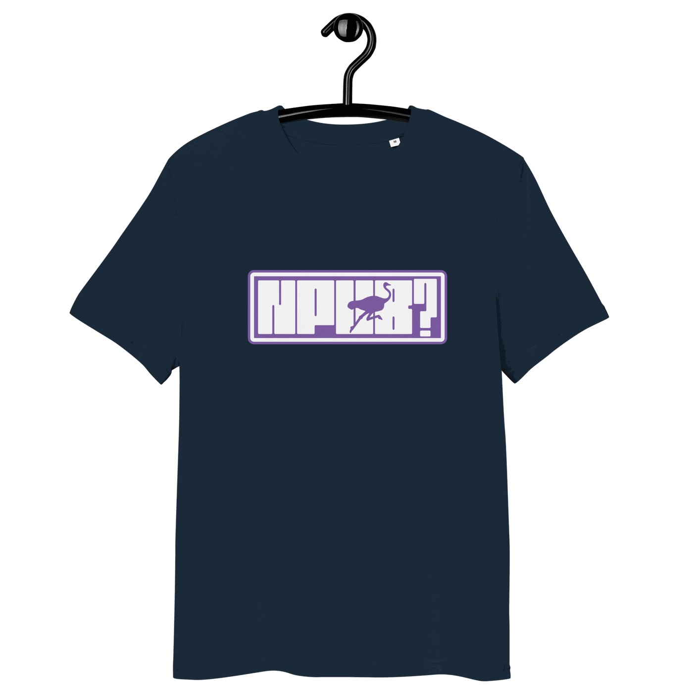 Certification logos OEKO-TEX, PETA, GOTS, OCS, GRS for npub Nostr organic cotton T-shirt