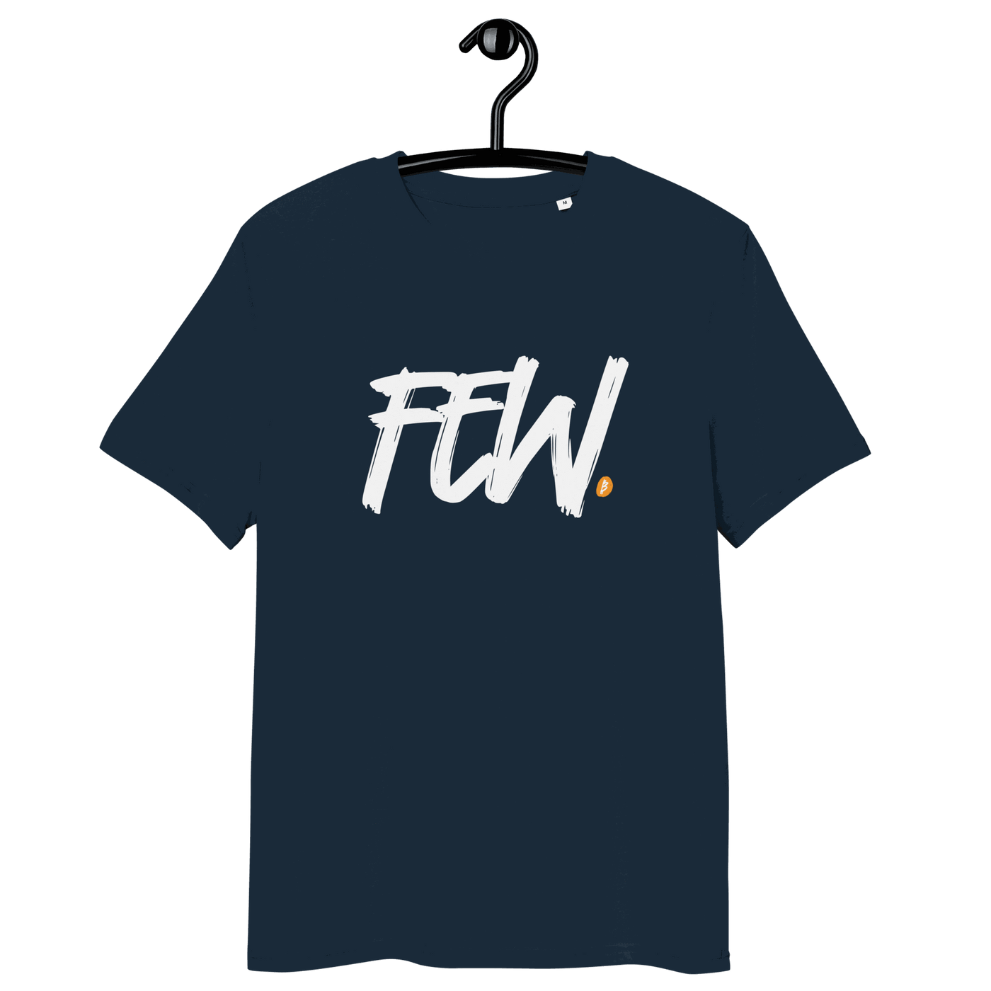 Certification logos for organic cotton Few Bitcoin t-shirt sustainable and ethical labels