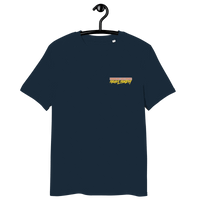 Michael Monday Anarcho Late Night organic cotton shirt with certification logos and detailed size chart