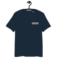 Certification logos for OEKO-TEX, PETA-Approved Vegan, GOTS, OCS, and GRS for Anarcho Late Night organic cotton shirt