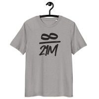 Certified organic cotton 21 Million Bitcoin T-shirt with discreet infinity logo, sustainable and unisex fit