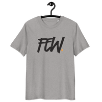 Certification logos of OEKO-TEX, PETA, GOTS, OCS, and GRS on organic cotton Bitcoin T-shirt for few enthusiasts