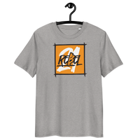 21 Rebel organic cotton bitcoin t-shirt with eco-friendly certification logos