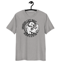 Anarcho Late Night organic cotton t-shirt with eco and ethical certifications logos