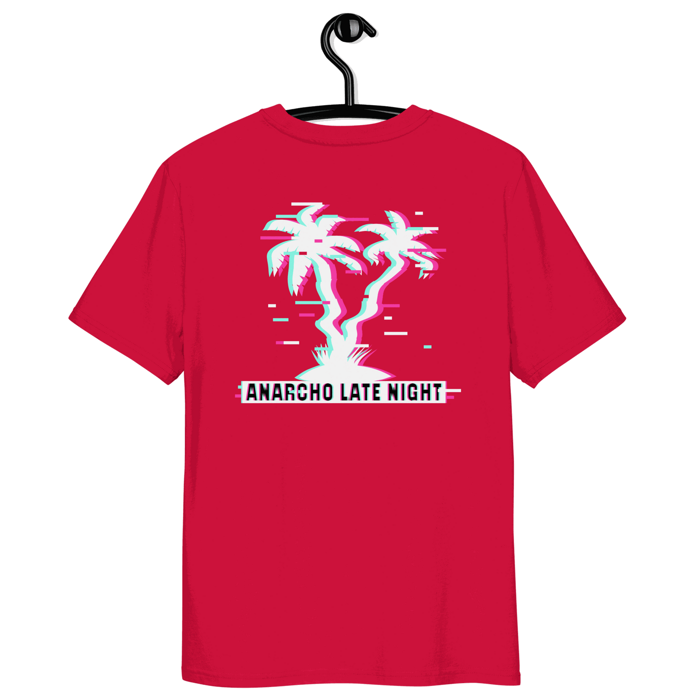 Certification logos for organic and vegan Anarcho Late Night cotton shirt quality standards