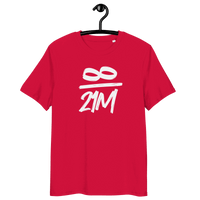 Certified organic cotton 21 Million Bitcoin T-shirt with discreet infinity logo, eco-friendly and unisex fit