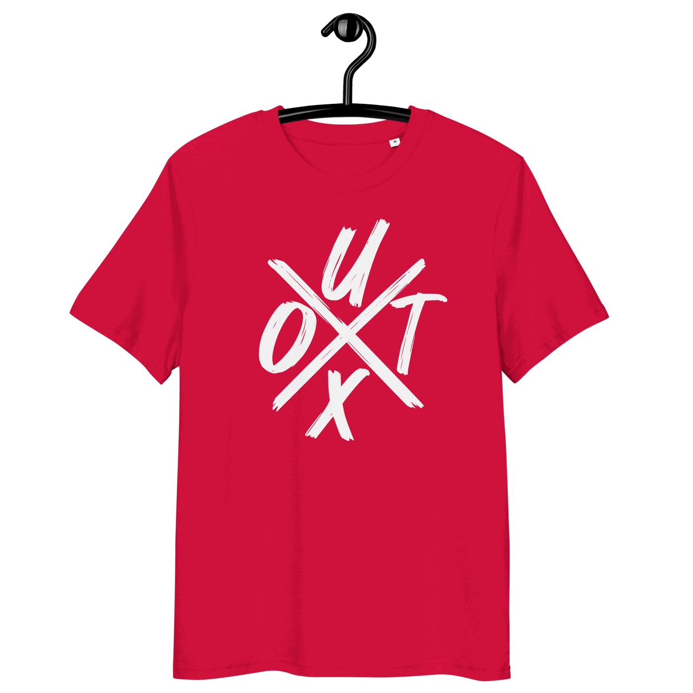 UTXO management certified organic cotton Bitcoin t-shirt with OEKO-TEX, PETA, GOTS, OCS, and GRS logos