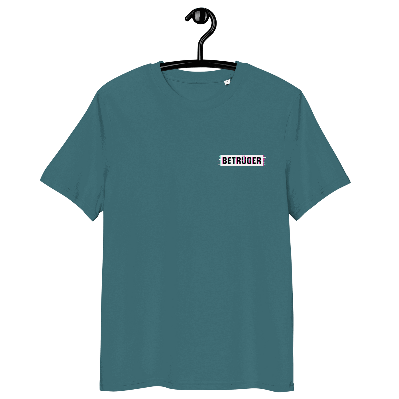 Certification logos for OEKO-TEX, PETA, GOTS, OCS, and GRS on Anarcho Late Night organic cotton shirt product page