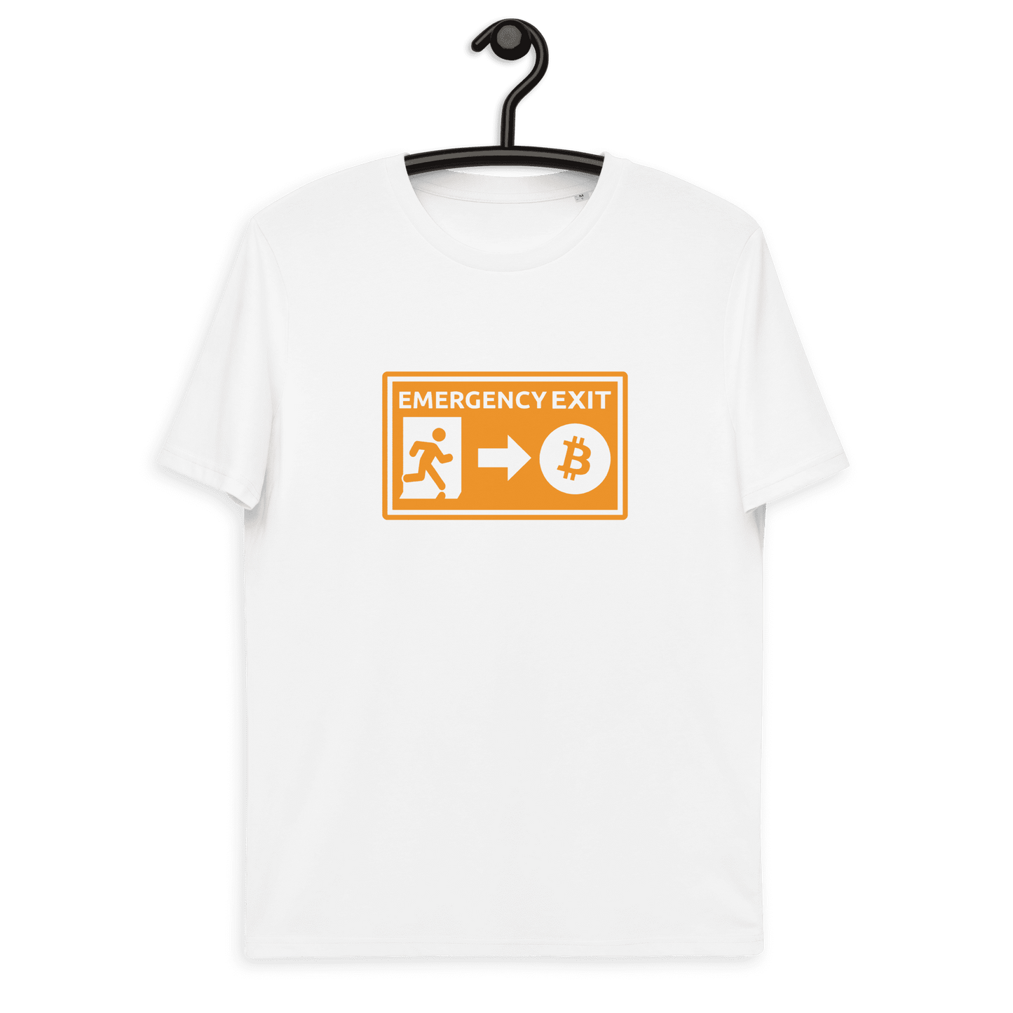 Emergency Exit Unisex organic cotton t-shirt