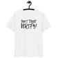 Front view of a white bitcoin t-shirt.