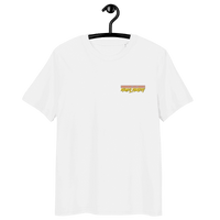 Michael Monday Anarcho Late Night organic cotton t-shirt with eco-friendly certifications and size chart